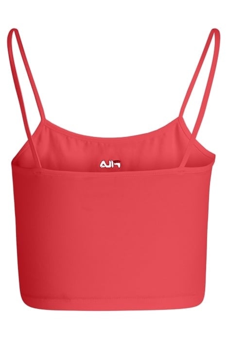 LONI CROPPED SPAGHETTI TOP CAYENNE 5