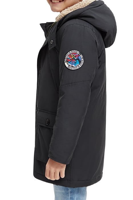 LONGER LENGTH WATER REPELLENT JACKET WITH REPREVE® FILLING A 7
