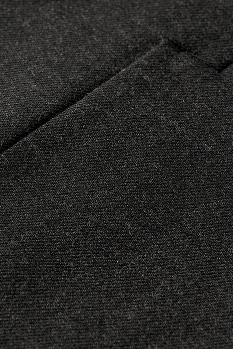 BRUSHED DOUBLE-BREASTED WOOL-BLEND BLAZER VINYL MELANGE 7