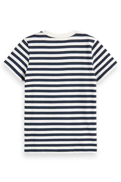 THE FREE SPIRIT PEACE BIRD STRIPED T-SHIRT IN ORGANIC COTTON 2