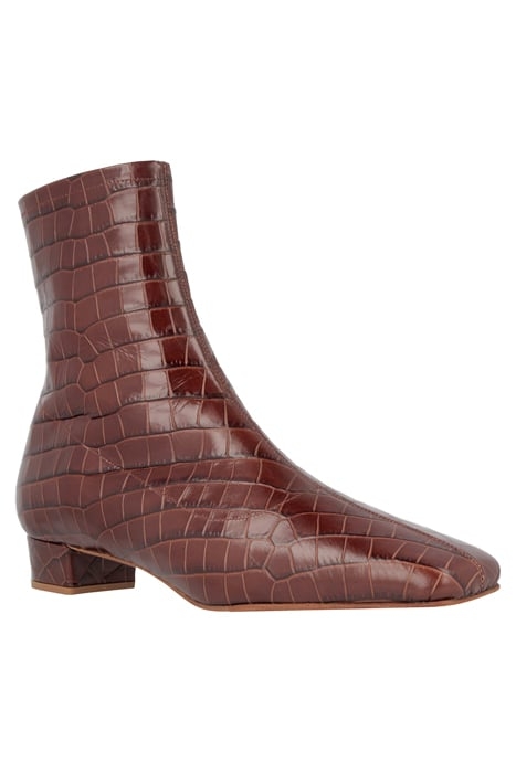 ESTE BOOT NUTELLA CROCO EMBOSSED LEATHER 2