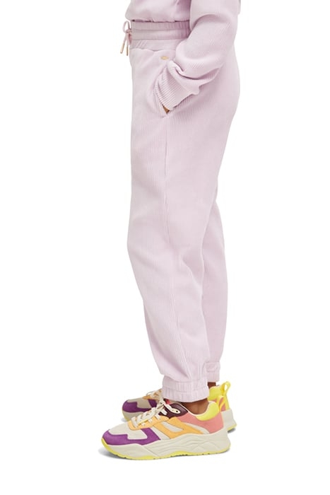 RELAXED-FIT CORDUROY SWEATPANTS DISCO PINK MELANGE 6