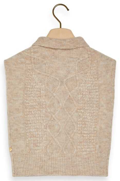 KNIT STRUCTURE MIX SPENCER ECRU MELANGE 2