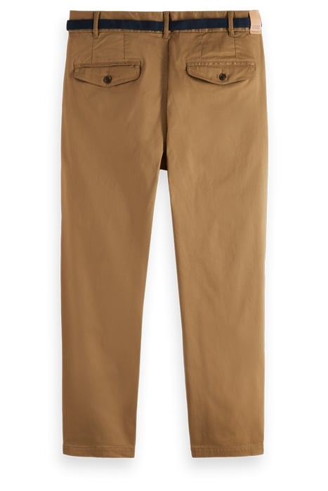 SEASONAL - BARREL-LEG PLEATED TWILL CHINO TAUPE 2