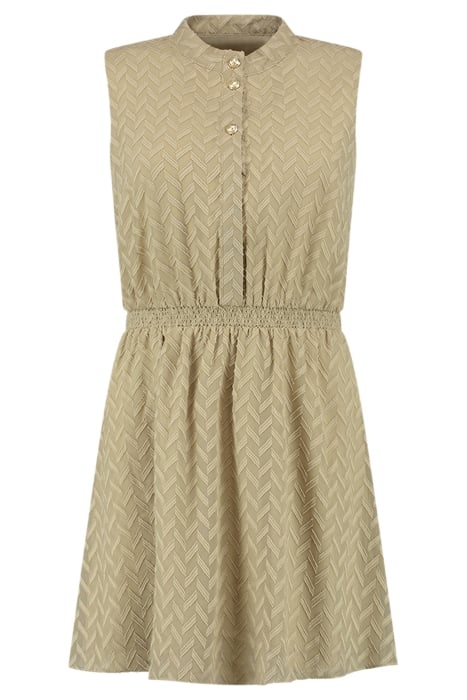 ROOS DRESS SLEEVELESS KHAKI 1