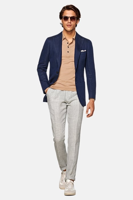 Blue Herringbone Havana Blazer 1