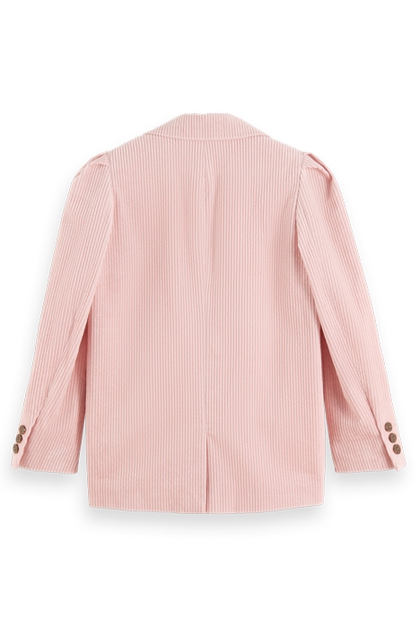 SINGLE-BREASTED CORDUROY BLAZER DUSTY PINK 5