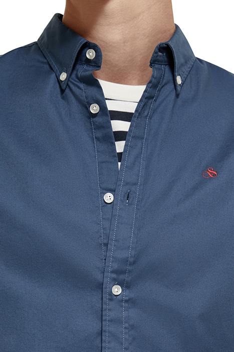 ESSENTIAL SOLID OXFORD SHIRT STORM BLUE 6