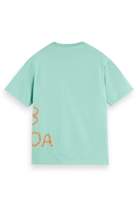 RELAXED FIT CLUB SODA ARTWORK T-SHIRT IN ORGANIC COTTON ABSI 5