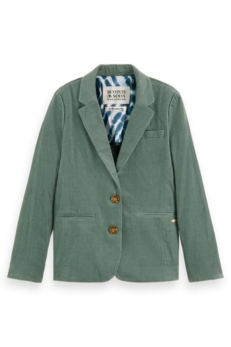 LIGHTWEIGHT CORDUROY BLAZER ARCHIVE GREEN 4