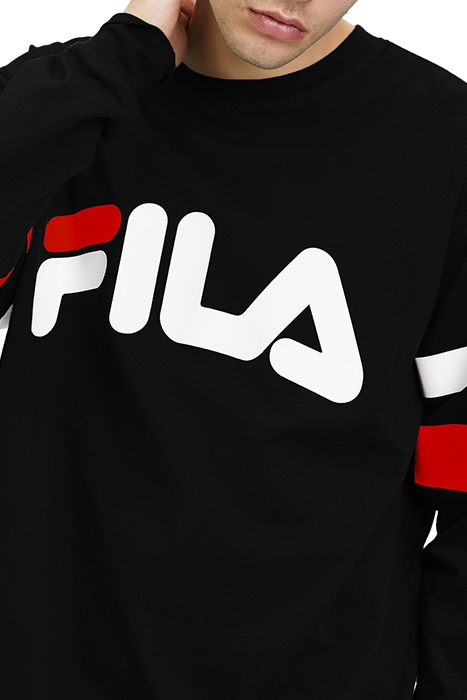 LUOHE OVERSIZED CREW SWEAT BLACK 6