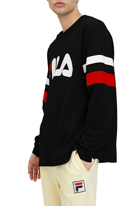 LUOHE OVERSIZED CREW SWEAT BLACK 5