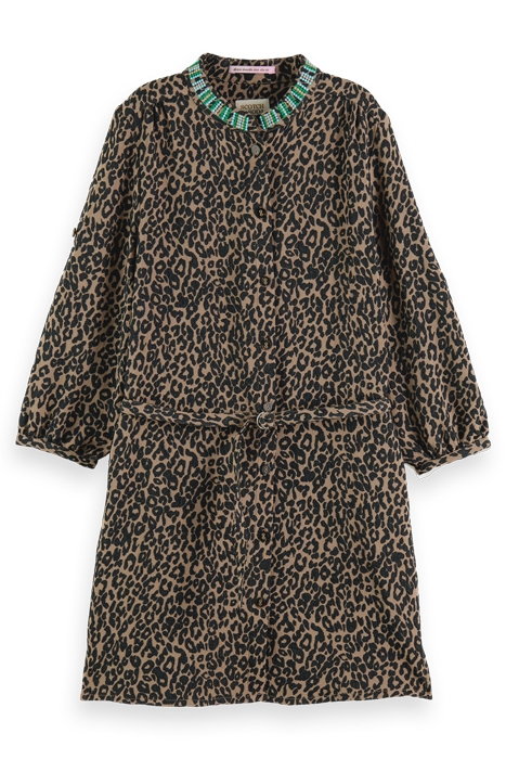 JACQUARD EMBROIDERY SHIRT DRESS CREATURES OF THE NIGHT JACQU 6