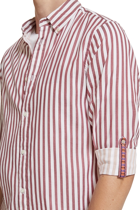 REGULAR FIT STRIPED SHIRT JAM WHITE STRIPE 6