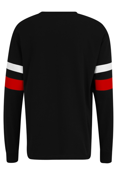 LUOHE OVERSIZED CREW SWEAT BLACK 4