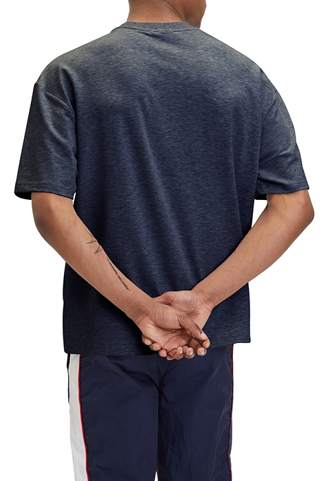 LOWELL OVERSIZED LOGO TEE BLACK IRIS 2