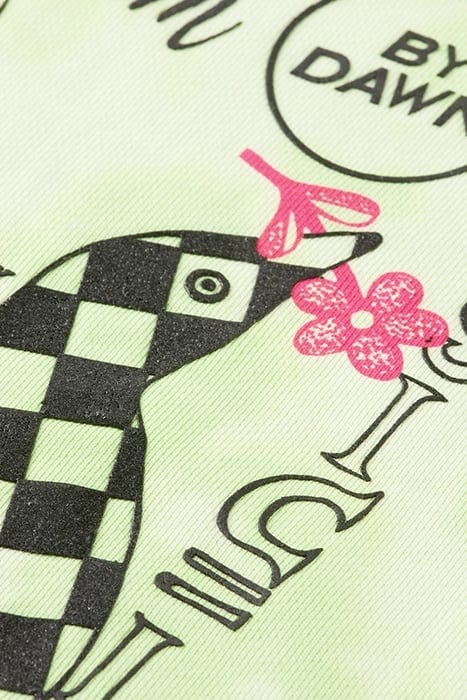 RELAXED-FIT TIE-DYE SWEATSHIRT LIMELIGHT TIEDYE 7