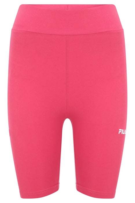 BUCKAUTAL HIGH WAIST SHORT LEGGINGS CARMINE 4