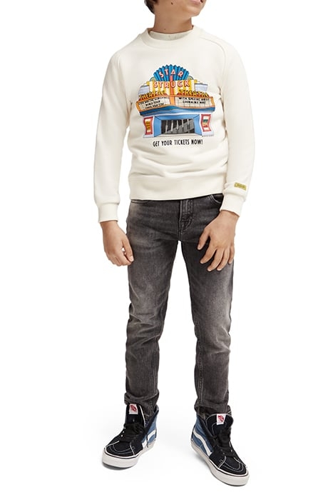 RELAXED-FIT ARTWORK SWEATSHIRT OFF WHITE 3