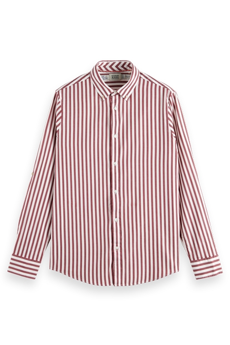 REGULAR FIT STRIPED SHIRT JAM WHITE STRIPE 4