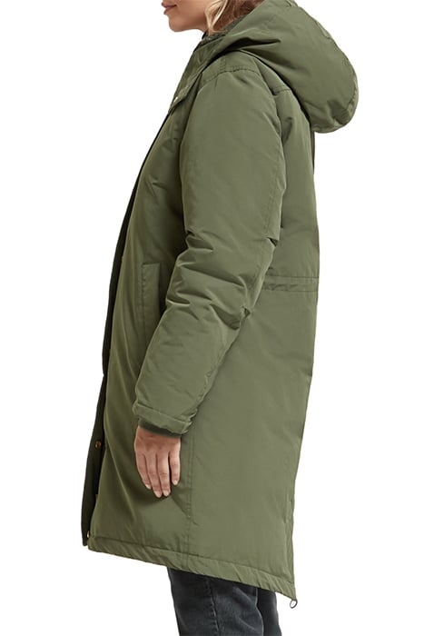 WATER REPELLENT MID LENGTH PARKA WITH REPREVE® FILLING MILIT 7