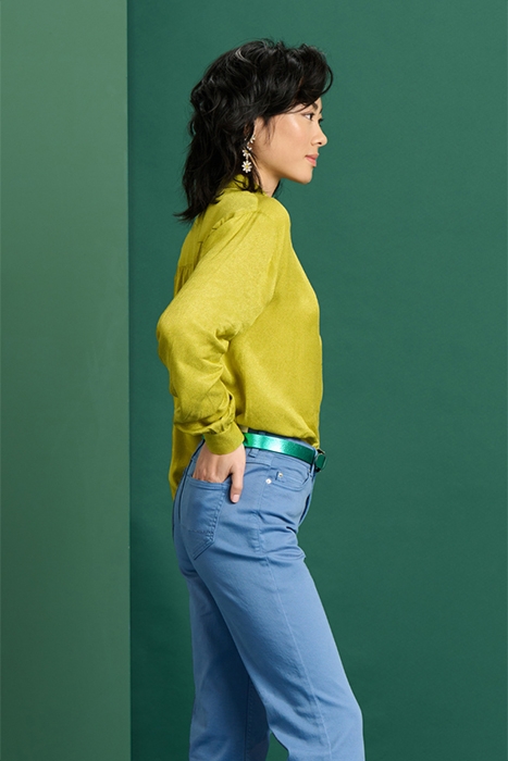 BLOUSE - MILLY TITANIUM 6