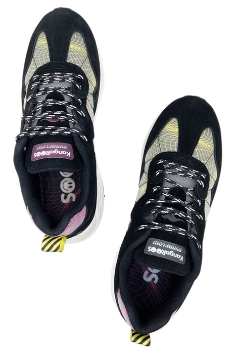 DYNAFLOW - VIBRAM JET BLACK/NEON PINK 2