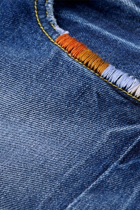 THE BUZZ BOYFRIEND FIT —BLUE BLITZ 8