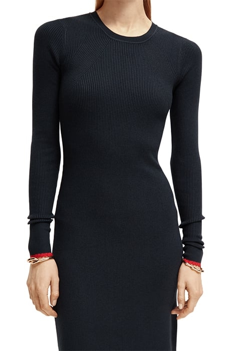 SKINNY RIB KNITTED DRESS NIGHT 7