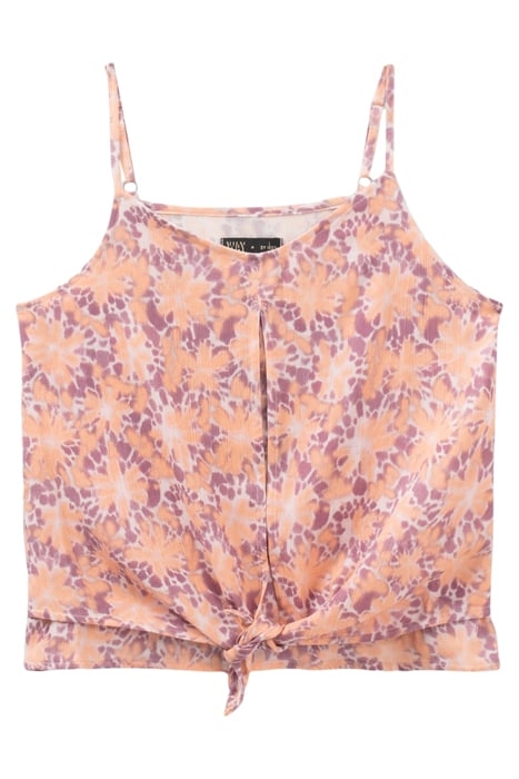 GIRLS’ VIOLET PSYCHEDELIC FLOWER PRINT CAMISOLE 2