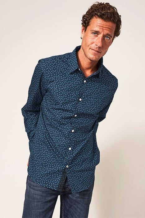 PARTY GEO PRINTED SHIRT DARK NAVY 1