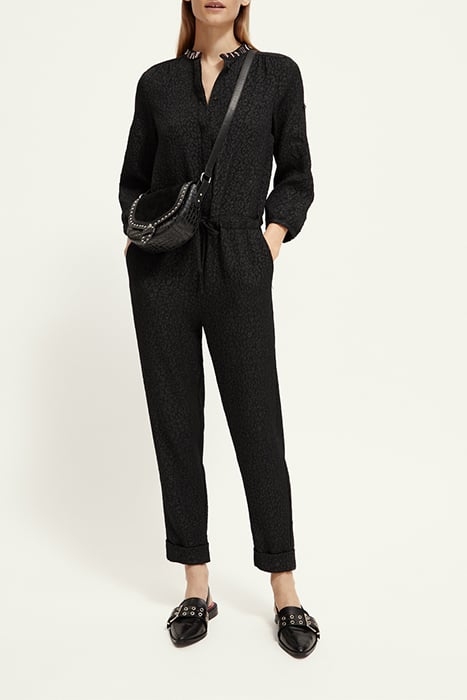 JACQUARD JUMPSUIT BLACK CREATURES JACQUARD 5