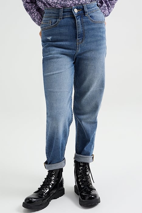 5-POCKET HIGH RISE BLUE 1