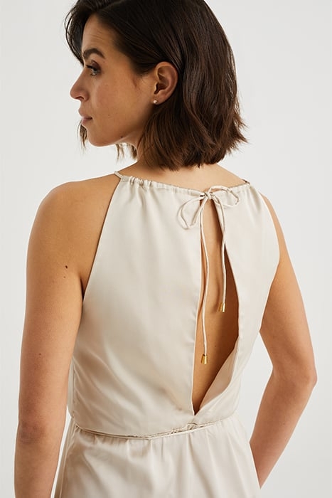 DRESS MID LENGTH BEIGE 5