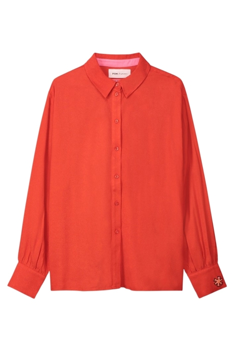 BLOUSE - MILLY PHOENIX RED 3