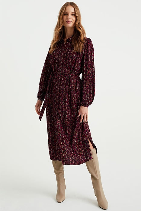 DRESS MID LENGTH PINK 1