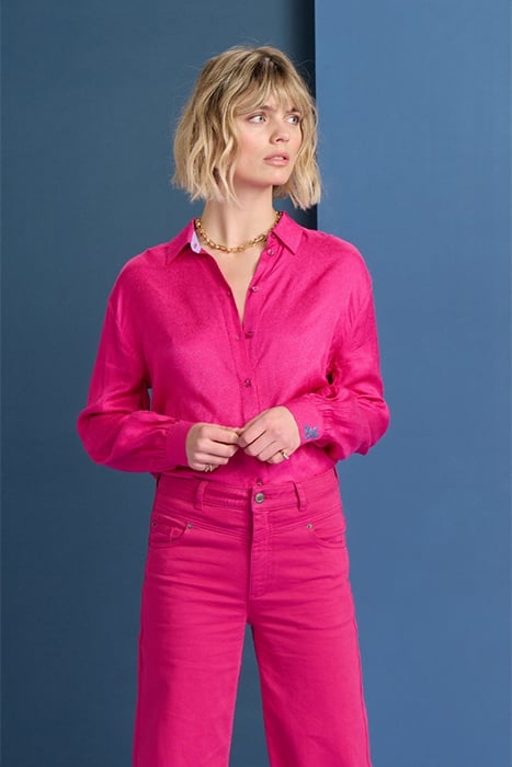 BLOUSE - MILLY FIERY PINK 1