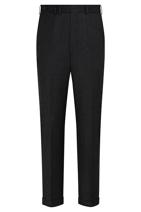 DARK GREY WIDE LEG TAPERED BLAKE TROUSERS 4