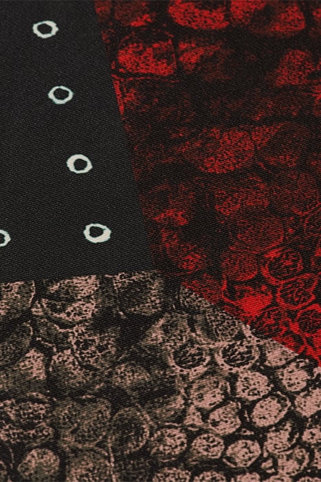 PRINTED SQUARE SCARF SNAKE MULTI 5