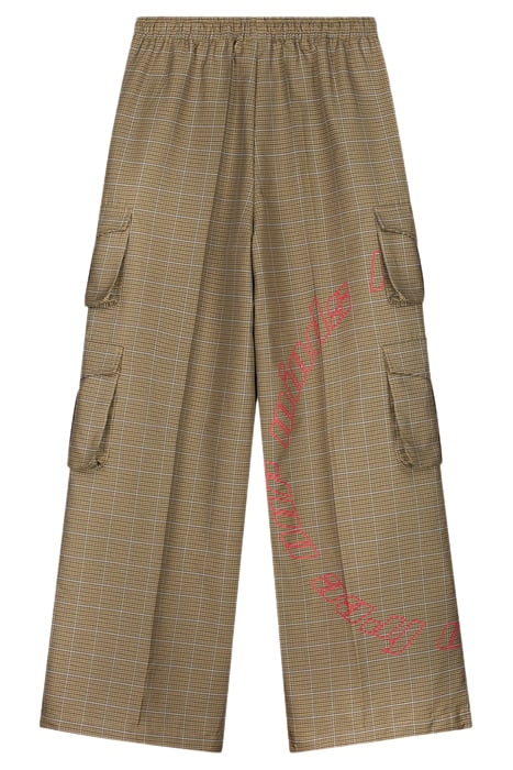 SAND CHECKED KENSINE PANTS SAND CHECK 3