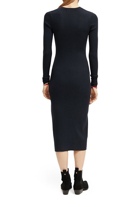 SKINNY RIB KNITTED DRESS NIGHT 3
