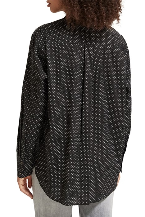 ALL OVER PRINTED RELAXED FIT SHIRT POLKA EVENING BLACK 2