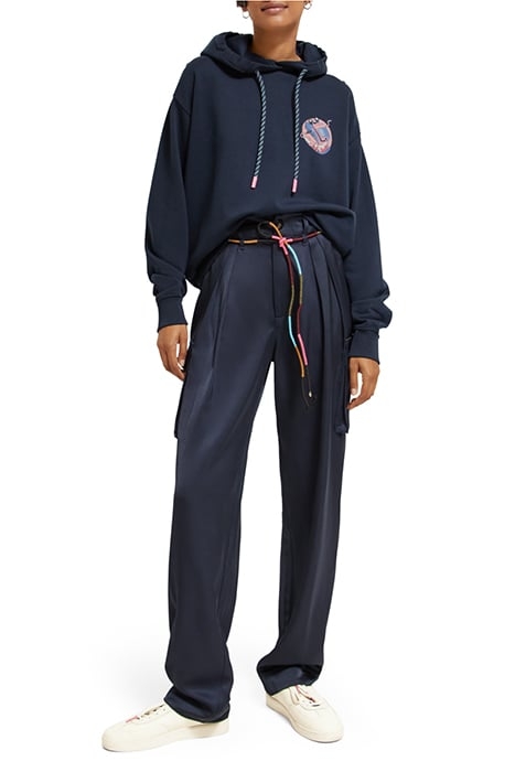 FAYE - HIGH RISE RELAXED TAPERED LEG PAPER BAG UTILITY PANT 3