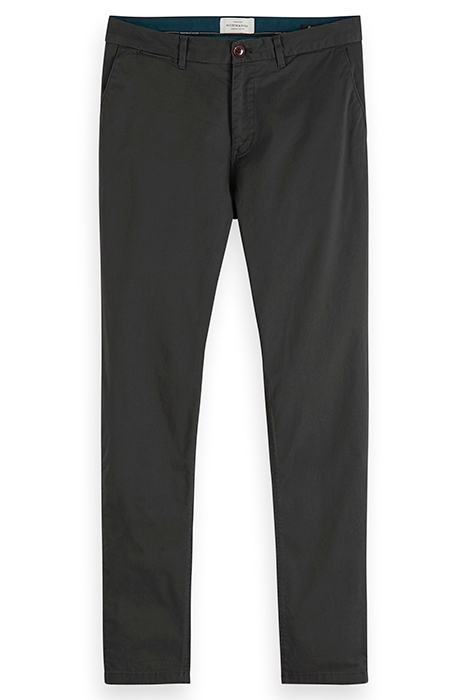 ESSENTIALS - STUART CLASSIC REGULAR SLIM FIT CHINO CHARCOAL 2