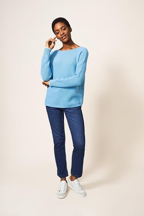 SOUTHBANK JUMPER MID BLUE 3