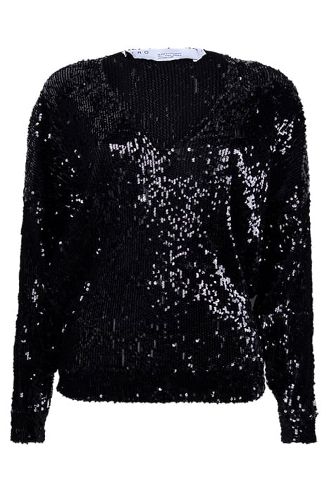 AROUND BLOUSE IN BLACK 1