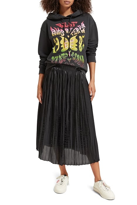 AMSTERDAM BEAT RELAXED FIT WASHED HOODIE EVENING BLACK 3