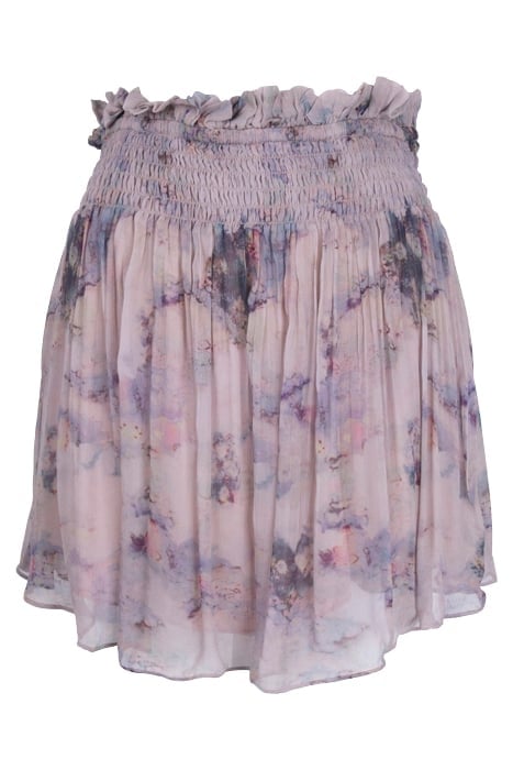 MONIEUX MINI SKIRT IN BEIGE 2