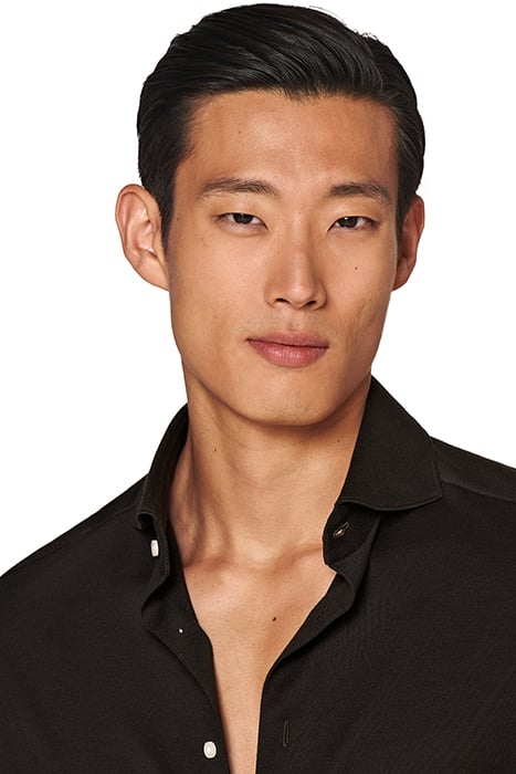 DARK BROWN EXTRA SLIM FIT SHIRT 6