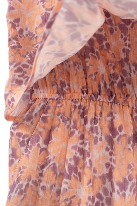 GIRLS’ VIOLET PSYCHEDELIC FLOWER PRINT PLAYSUIT 6